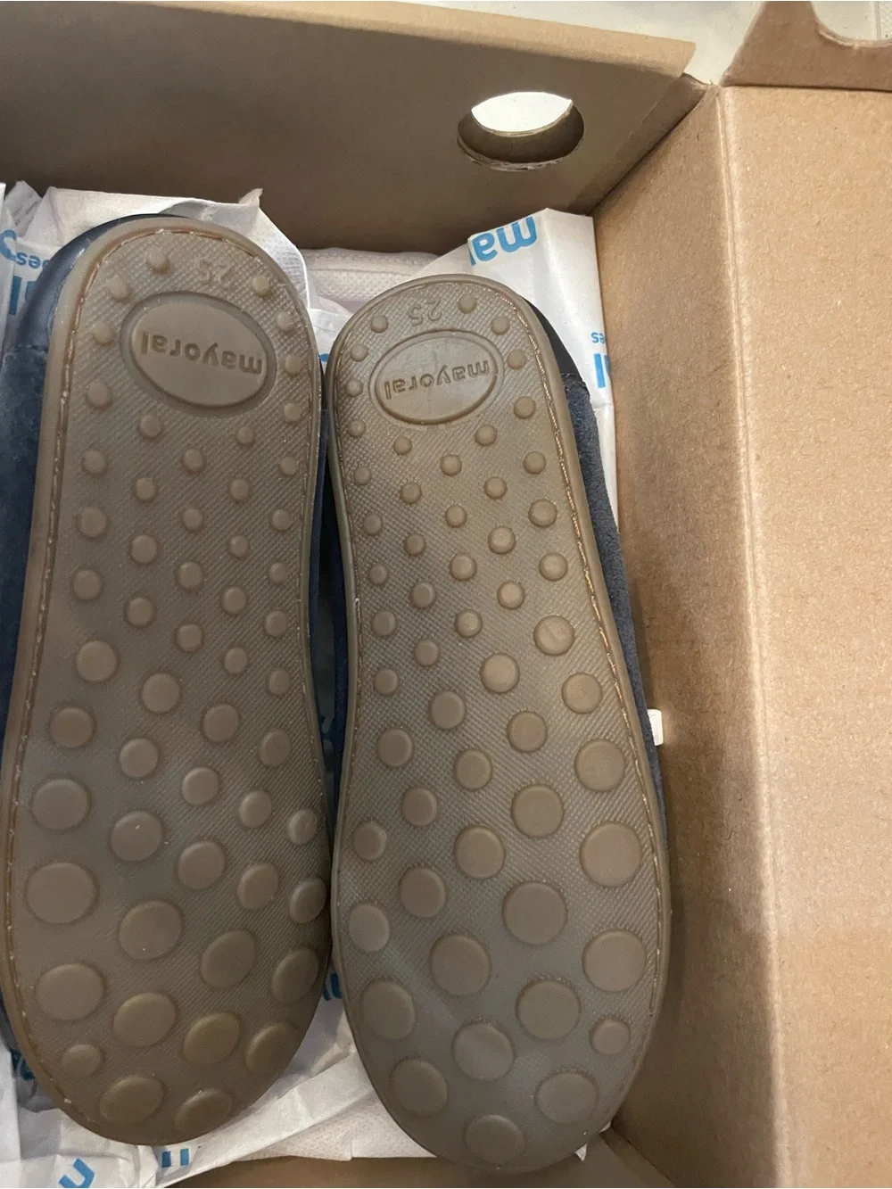 Mayoral Boys' Blue  Suede Penny Loafers